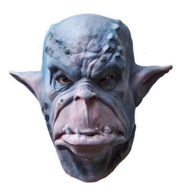 Blue Orc Latex Mask