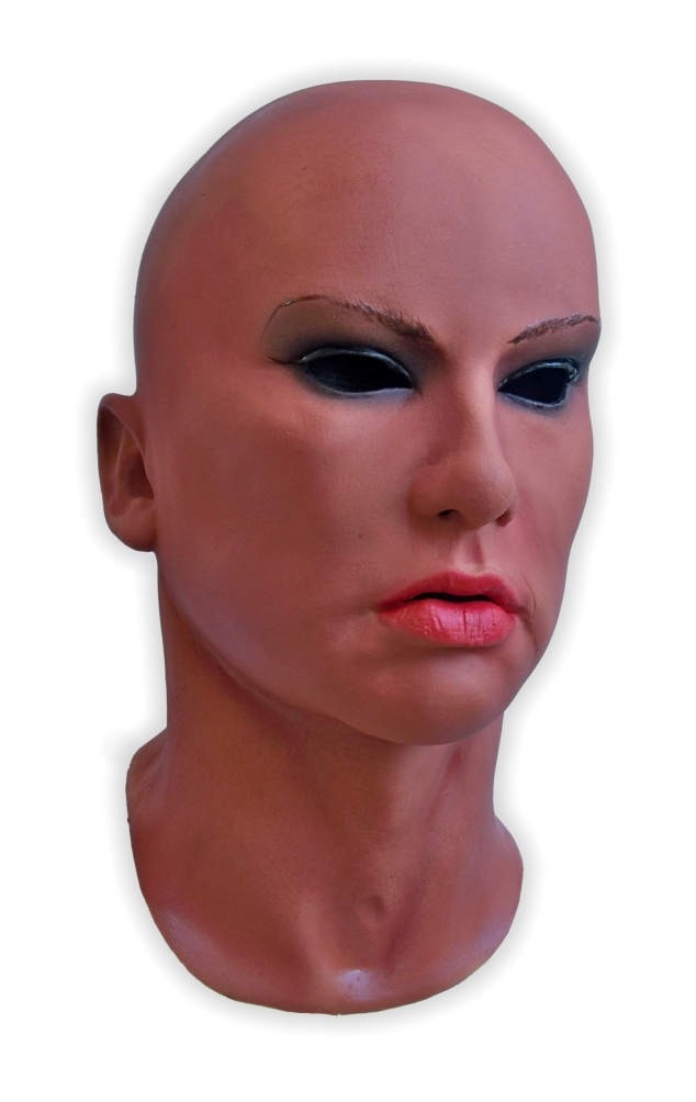 Female Mask Latex Dark Skin 'Lora'