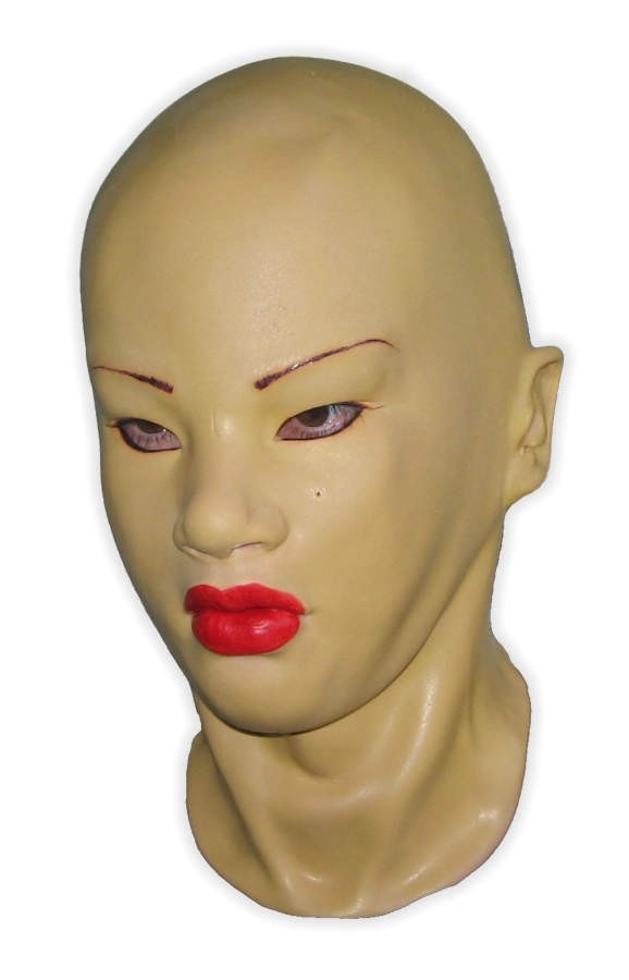 Female Mask Latex Yellow Skintone 'Amelie'