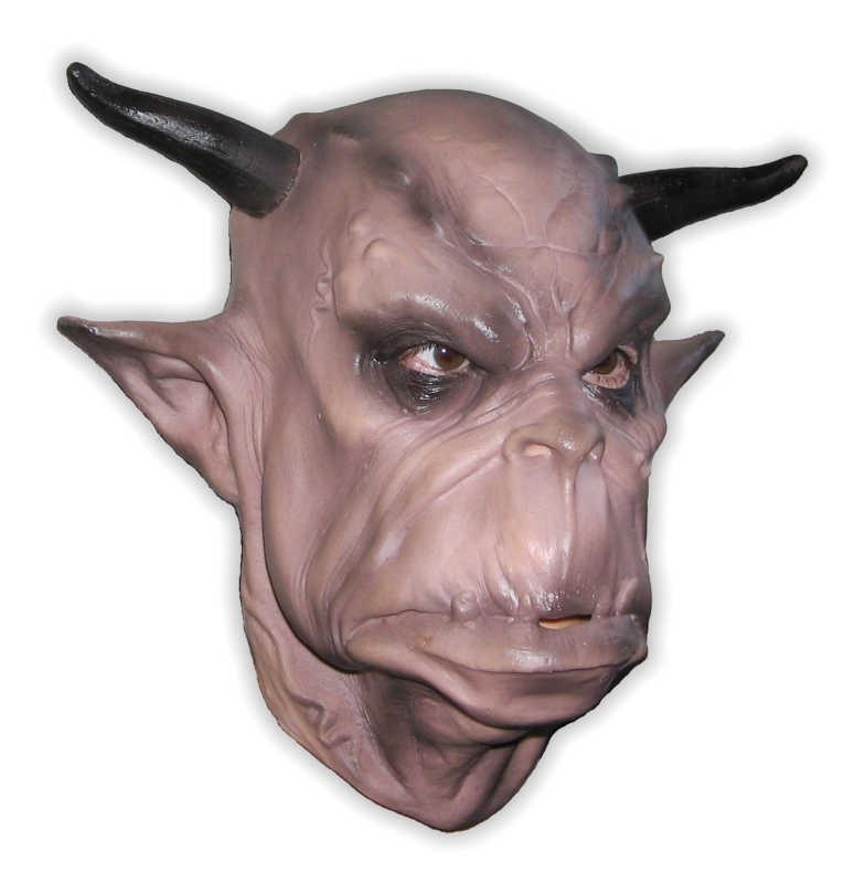 Orc with Horns Mask Foam Latex