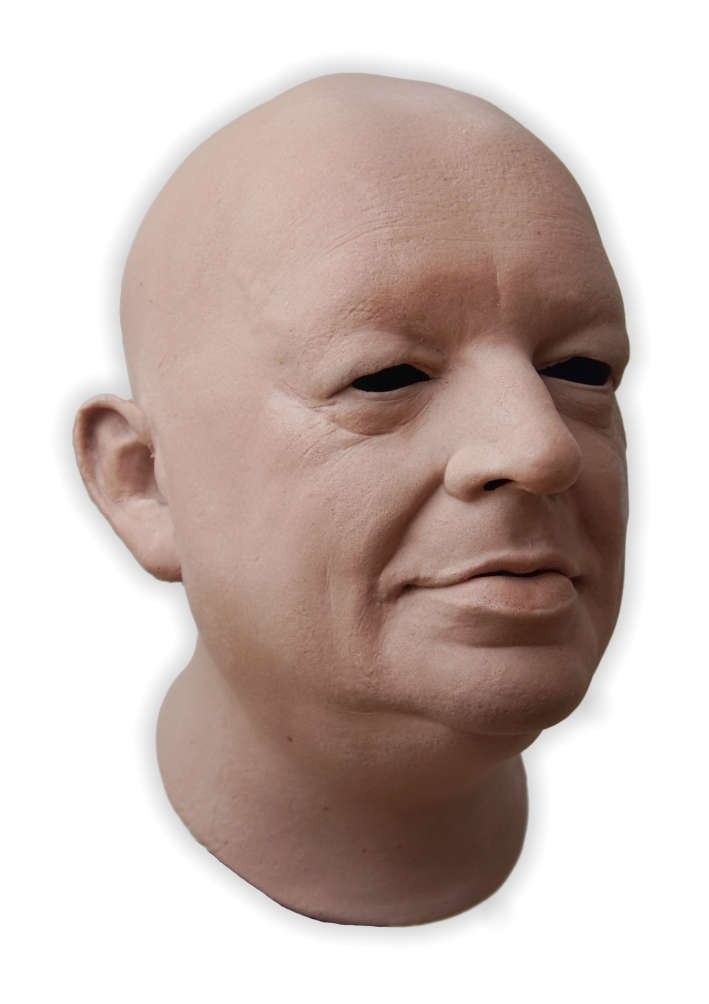 Realistic Mask Latex Male Bald Head 'James'