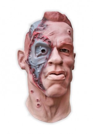 Cyborg Face Latex Mask